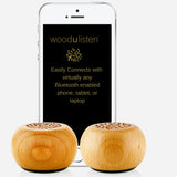 Woodulisten Natural Stereo Set with Charging Dock