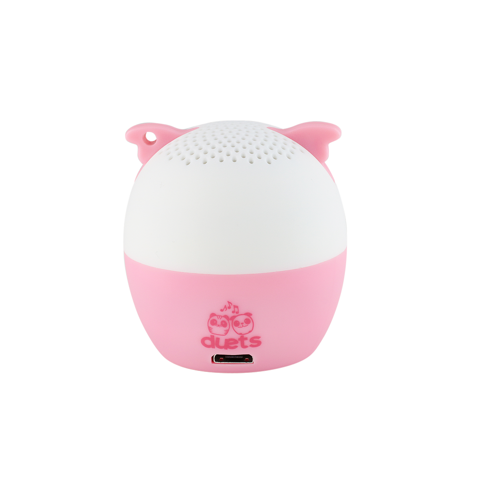My Audio Pet Party Pig Wireless Bluetooth Speaker with True Wireless Stereo Pig showing the authentic brand mark on the rear