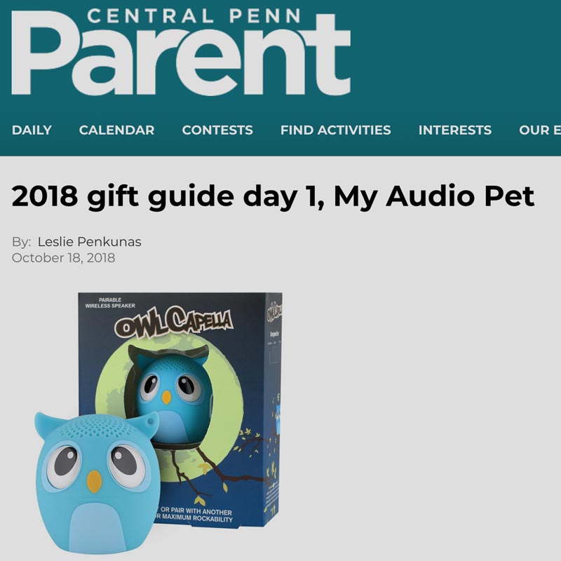 Recognized by Central Penn Parent #1 Choice for Holiday Gift