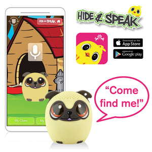 My Audio Pet Power Pup Wireless Bluetooth Speaker with True Wireless Stereo Hide & Speak App available iTunes Google Play