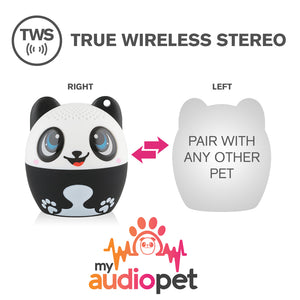 My Audio Pet Pandamonium Wireless Bluetooth Speaker with True Wireless Stereo Pair with any other MyAudioPet