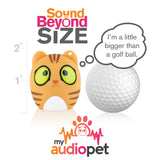 My Audio Pet Classical Cat Wireless Bluetooth Speaker with True Wireless Stereo Size of a Golf Ball