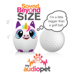 My Audio Pet UniChord Wireless Bluetooth Speaker with True Wireless Stereo Size of a Golf Ball