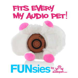 My Audio Pet Wireless Bluetooth Speaker Cover. Disguise My Audio Pet as a fluffy Unicorn! - Fits Every My Audio Pet!