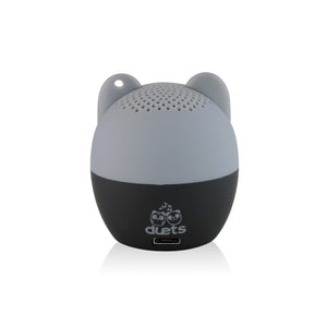 My Audio Pet MegaMouse Wireless Bluetooth Speaker with True Wireless Stereo Mouse, Hamster, Guinea Pig, Gerbil, Rat, Rodent, Shrew, Murid, Dormouse, Degu, Gundi, Muskrat - showing the authentic brand printed on the rear