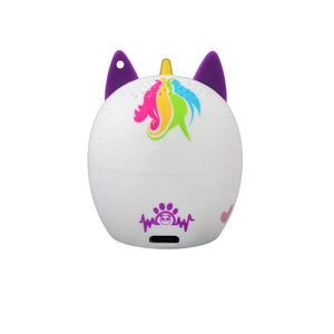 My Audio Pet UniChord Wireless Bluetooth Speaker with True Wireless Stereo Magical Unicorn showing the authentic brand mark on the rear